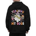 Teaching My Boos Ghost Teacher Cute Groovy Halloween Teacher Men's Hoodie Back Print, Groovy Teacher Gifts, trending gift Teaching My Boos Ghost Teacher Cute Groovy Halloween Teacher Men's Hoodie Back Print, Groovy Teacher Gifts, trending gift