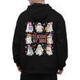 Teaching My Boos Teacher Cute Ghost Groovy Teacher Halloween Men's Hoodie Back Print, Groovy Teacher Gifts, trending gift