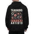 Teaching Future Artists For Art Teachers And Lovers For Men Women Girls Kids Men's Hoodie Back Print, trending gift