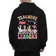 Teaching Future Leaders Groovy Teacher Back To School Men's Hoodie Back Print, Future Teacher Gifts, Groovy Teacher Gifts, trending gift