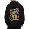 Team Kindergarten Teacher Student Back To School Men's Hoodie Back Print, trending gift