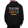 Testing Squad Costume Test Day Teacher Student School Men's Hoodie Back Print, trending gift Testing Squad Costume Test Day Teacher Student School Men's Hoodie Back Print, trending gift