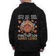 Thanksgiving Teacher Turkey Lets Eat Kids Punctuation Men's Hoodie Back Print, trending gift Thanksgiving Teacher Turkey Lets Eat Kids Punctuation Men's Hoodie Back Print, trending gift