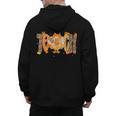 Thanksgiving Turkey Teach Thankful Teacher Girly Bow Women Men's Hoodie Back Print, trending gift