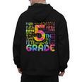 Tie Dye 5th Grade Typography Team Fifth Grade Teacher For Men Women Girls Kids Men's Hoodie Back Print, trending gift