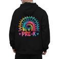 Tie Dye Prek Teacher Rainbow Preschool Back To School Girl Men's Hoodie Back Print, trending gift Tie Dye Prek Teacher Rainbow Preschool Back To School Girl Men's Hoodie Back Print, trending gift