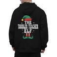 The Toddler Teacher Elf Christmas Matching Family Men's Hoodie Back Print, trending gift The Toddler Teacher Elf Christmas Matching Family Men's Hoodie Back Print, trending gift