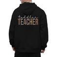 Toddler Teacher Leopard Appreciation For Women For Work Men's Hoodie Back Print, trending gift Toddler Teacher Leopard Appreciation For Women For Work Men's Hoodie Back Print, trending gift