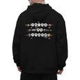 Trick Or Teach Spooky Teacher Happy Halloween Bracelet Men's Hoodie Back Print, trending gift