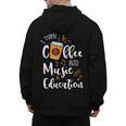 I Turn Coffee Into Music Education Music Teacher Men's Hoodie Back Print, trending gift
