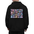 Twinning With My Teacher Bestie Teaching Partner Men's Hoodie Back Print, trending gift Twinning With My Teacher Bestie Teaching Partner Men's Hoodie Back Print, trending gift