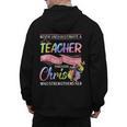 Never Underestimate A Teacher Does All Things Through Christ For Men Women Men's Hoodie Back Print, trending gift Never Underestimate A Teacher Does All Things Through Christ For Men Women Men's Hoodie Back Print, trending gift