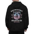 Never Underestimate Teachers Who Runs For Fun Running Teache Men's Hoodie Back Print, trending gift Never Underestimate Teachers Who Runs For Fun Running Teache Men's Hoodie Back Print, trending gift
