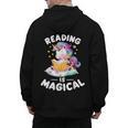 Unicorn Teacher Reading Is Magical Book Men's Hoodie Back Print, trending gift Unicorn Teacher Reading Is Magical Book Men's Hoodie Back Print, trending gift
