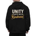 Unity Kindness Shirt Women Teachers Kids Unity Day Orange Men's Hoodie Back Print, trending gift