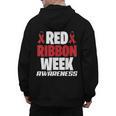 We Wear Red For Red Ribbon Week Awareness Mothers Teachers Men's Hoodie Back Print, trending gift We Wear Red For Red Ribbon Week Awareness Mothers Teachers Men's Hoodie Back Print, trending gift