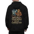 Weird Teachers Build Character Van Bigfoot Art Men's Hoodie Back Print, trending gift Weird Teachers Build Character Van Bigfoot Art Men's Hoodie Back Print, trending gift