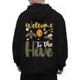Welcome To The Hive Bee Teacher Back To School Men's Hoodie Back Print, trending gift Welcome To The Hive Bee Teacher Back To School Men's Hoodie Back Print, trending gift