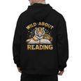 Wild About Reading Tiger For Teachers & Students Men's Hoodie Back Print, trending gift