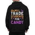 Will Trade Students For Candy Cute Halloween Costume Teacher For Men Women Kids Men's Hoodie Back Print, trending gift Will Trade Students For Candy Cute Halloween Costume Teacher For Men Women Kids Men's Hoodie Back Print, trending gift
