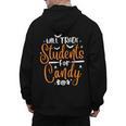 Will Trade Students For Candy Halloween Costume Teacher Men's Hoodie Back Print, trending gift