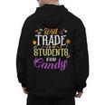 Will Trade Students For Candy Teacher Cute Halloween Costume Men's Hoodie Back Print, trending gift Will Trade Students For Candy Teacher Cute Halloween Costume Men's Hoodie Back Print, trending gift