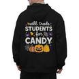 Will Trade Students For Candy Teacher Cute Halloween Men's Hoodie Back Print, trending gift Will Trade Students For Candy Teacher Cute Halloween Men's Hoodie Back Print, trending gift