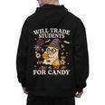 Will Trade Students For Candy Teacher Ghost Halloween Men's Hoodie Back Print, trending gift Will Trade Students For Candy Teacher Ghost Halloween Men's Hoodie Back Print, trending gift