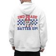 2nd Grade Batter Up Back To School Baseball Teacher Kids Men's Hoodie Back Print, 2nd Grade Teacher Gifts, trending gift
