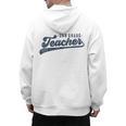 2nd Grade Teacher Cute Vintage Graphic Second Grade Teacher Men Women Men's Hoodie Back Print, 2nd Grade Teacher Gifts, trending gift