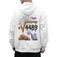 4489 Square Root 67 Math Teacher Halloween Costume Professor Men's Hoodie Back Print, trending gift