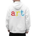 Art Teacher Artists Men's Hoodie Back Print, trending gift