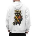 Back To School Raccoon Teachers Student Kids Men's Hoodie Back Print, trending gift