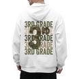 Camo Team 3rd Grade Squad Back To School Teacher Kids Boys Men's Hoodie Back Print, trending gift