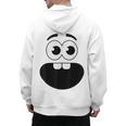 Creepy Carrots Face Teacher Halloween Costume Matching Men's Hoodie Back Print, trending gift Creepy Carrots Face Teacher Halloween Costume Matching Men's Hoodie Back Print, trending gift