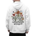 Cultivando Bilingues Dual Language Crew Bilingual Teacher Men Women Girls Kids Men's Hoodie Back Print, trending gift