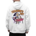 Cute Elementary School Student Dog Teacher's Pet Men's Hoodie Back Print, trending gift Cute Elementary School Student Dog Teacher's Pet Men's Hoodie Back Print, trending gift