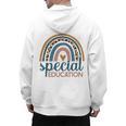 Cute Special Education Leopard Print SPED Teacher Idea Men's Hoodie Back Print, trending gift Cute Special Education Leopard Print SPED Teacher Idea Men's Hoodie Back Print, trending gift