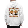 Fall In Love With Learning Teacher Student Autumn Pumpkin Men's Hoodie Back Print, trending gift Fall In Love With Learning Teacher Student Autumn Pumpkin Men's Hoodie Back Print, trending gift
