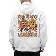 Fall In Love With Learning Thanksgiving Teacher Student Men's Hoodie Back Print, trending gift Fall In Love With Learning Thanksgiving Teacher Student Men's Hoodie Back Print, trending gift