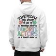 Favorite Actors Theater Drama Teacher Drama Teaching Men's Hoodie Back Print, trending gift