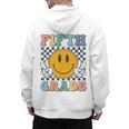 Fifth Grade Team Teachers Boys Girls Retro Smile 5th Grade Men's Hoodie Back Print, trending gift