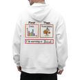 First Data Then Thanksgiving Im Earning A Break Sped Teacher Men's Hoodie Back Print, trending gift