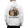 Fun Fall Book Lover Cute Teacher Student Halloween Men's Hoodie Back Print, trending gift