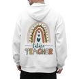 Future Teacher Boho Rainbow Leopard New Grad Student Men's Hoodie Back Print, Future Teacher Gifts, trending gift Future Teacher Boho Rainbow Leopard New Grad Student Men's Hoodie Back Print, Future Teacher Gifts, trending gift
