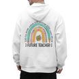 Future Teacher Cute Rainbow Leopard Teacher Outfit For Men Women Girls Kids Men's Hoodie Back Print, Future Teacher Gifts, trending gift Future Teacher Cute Rainbow Leopard Teacher Outfit For Men Women Girls Kids Men's Hoodie Back Print, Future Teacher Gifts, trending gift