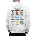 God Says Im Teacher Christian Back To School Religious Men's Hoodie Back Print, trending gift God Says Im Teacher Christian Back To School Religious Men's Hoodie Back Print, trending gift