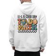 Good Day To Do Math Teacher Vintage Groovy Nerd Women Men Men's Hoodie Back Print, Groovy Teacher Gifts, trending gift