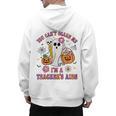 Halloween You Can't Scare Me I'm A School Teacher's Aide Men's Hoodie Back Print, trending gift