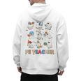Halloween PE Teacher Spooky Physical Education Teacher Men's Hoodie Back Print, Pe Teacher Gifts, trending gift